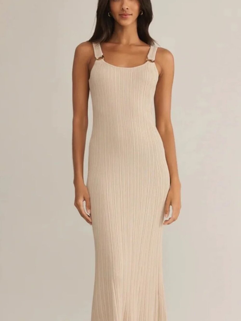 NTW Z Supply Salinas Midi Dress in Neutral